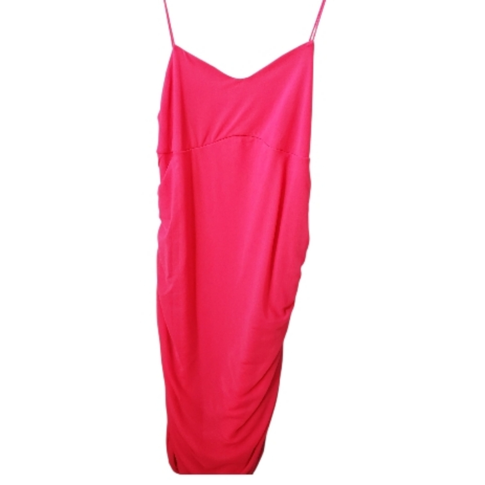 Vibrant Pink Slip Dress Ptp 17"